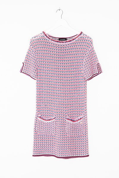 Chanel Strickkleid in Pink