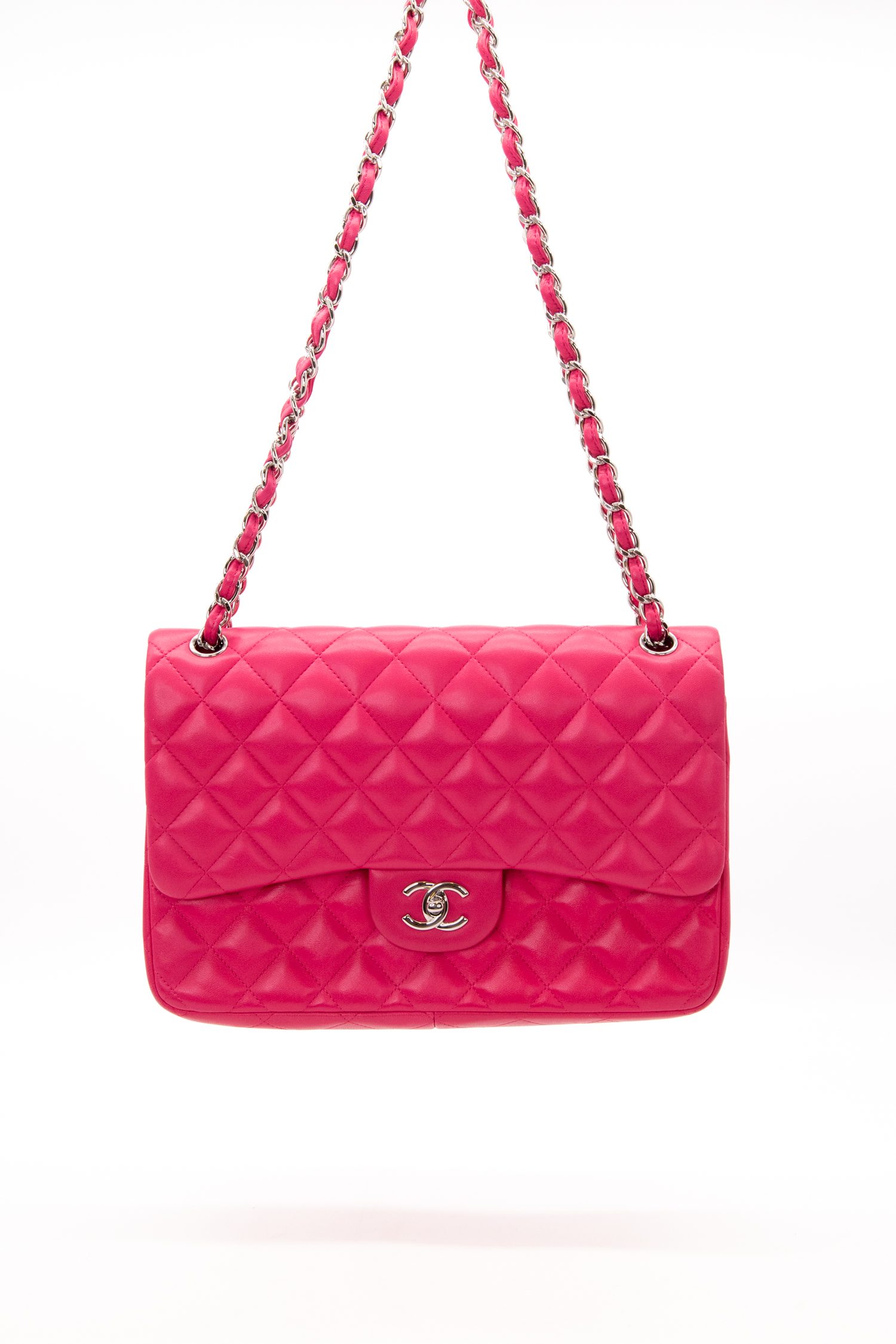 Thumbnail of http://Chanel%20Classic%20Jumbo%20Double%20Flap%20Bag%20in%20Pink
