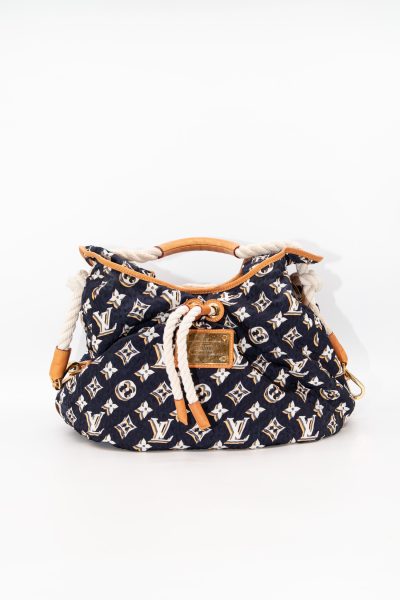 Louis Vuitton "Bulles GM" Schultertasche in Dunkelblau