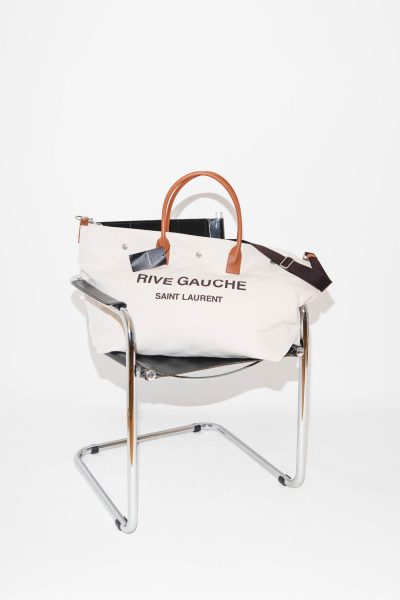 Saint Laurent "Rive Gauche" Reisetasche in Beige