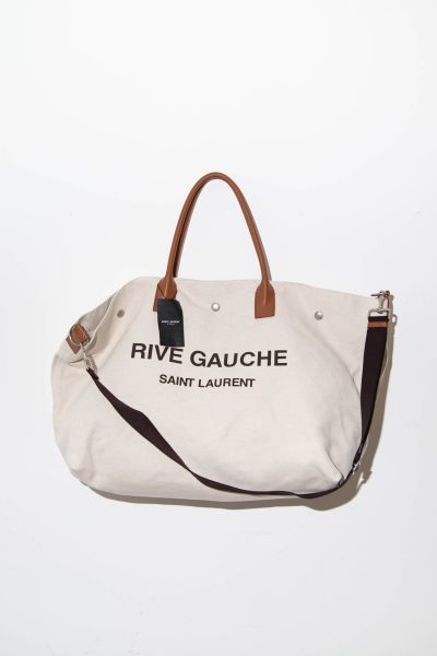 Saint Laurent "Rive Gauche" Reisetasche in Beige