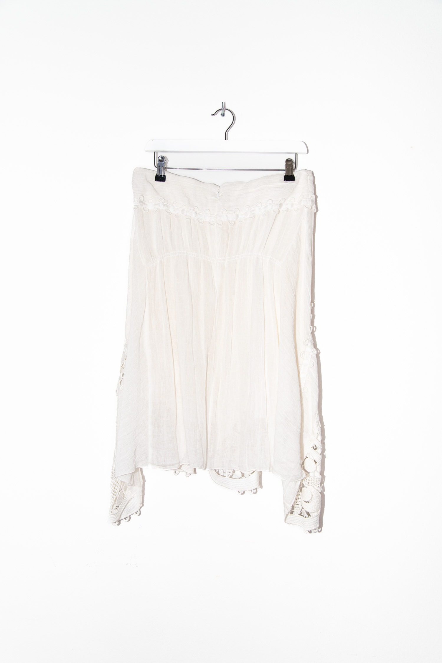 Thumbnail of http://Chloé%20Set%20aus%20Bluse%20und%20Rock%20in%20Cremeweiß