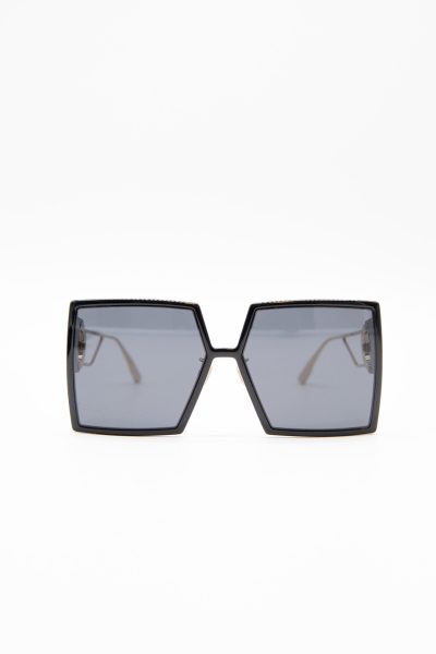 Dior "30Montaigne" Sonnenbrille in Schwarz und Gold
