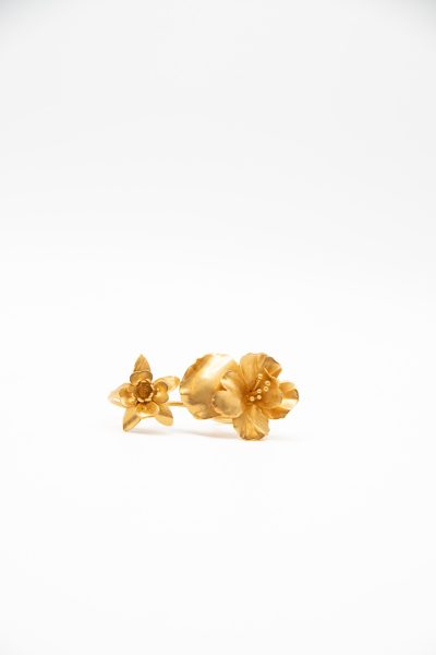 Dior Ring mit Blüten in Gold
