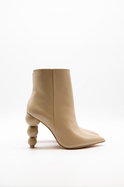 Cult Gaia "Venus" Ankle Boots in Hellbeige