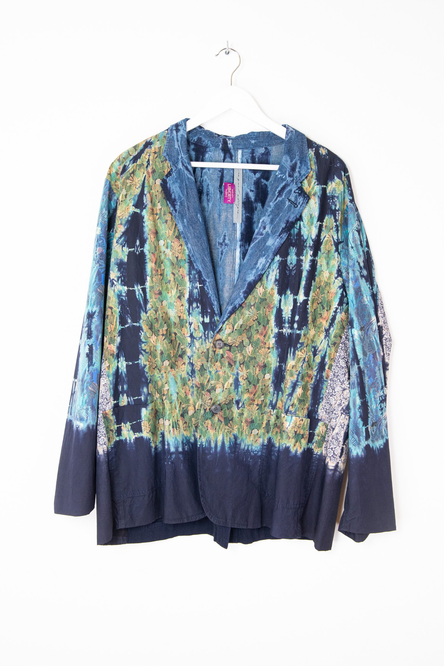 Raquel Allegra Blazer mit Naturmotiven in Blau