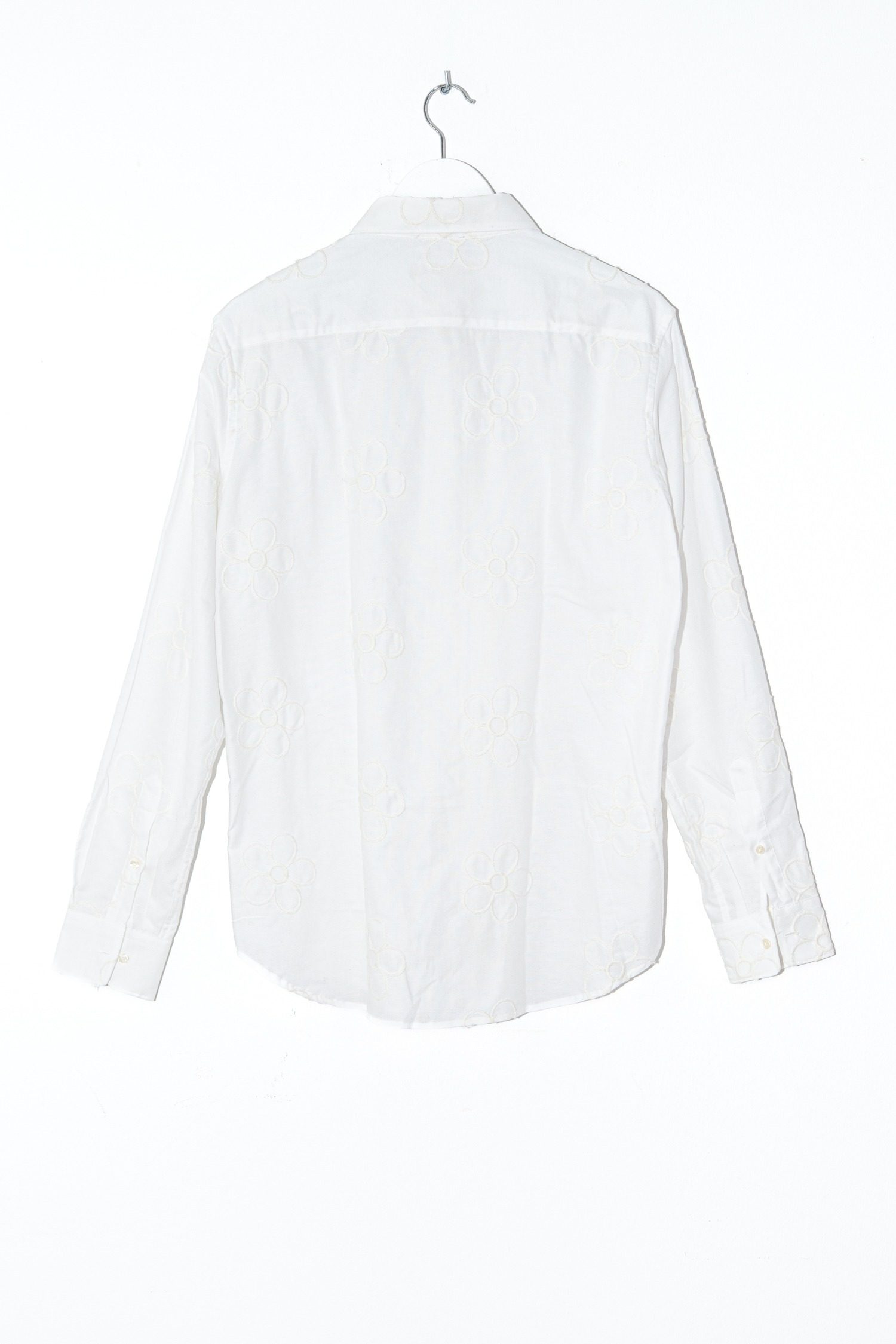 Thumbnail of http://Deuxieme%20Hemd%20mit%20Blumen%20Stickerei%20in%20Weiß