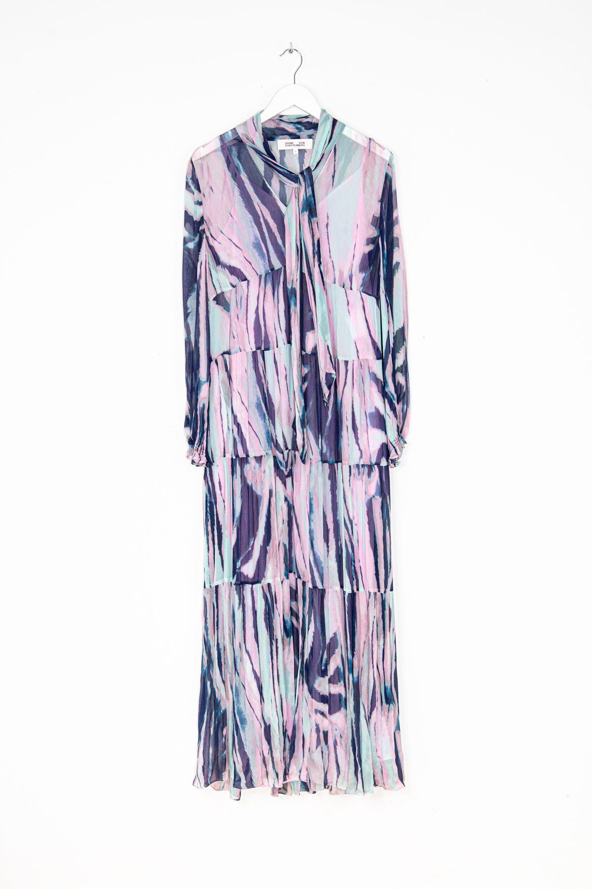 Diane von Furstenberg Midikleid mit Batikmuster in Bunt