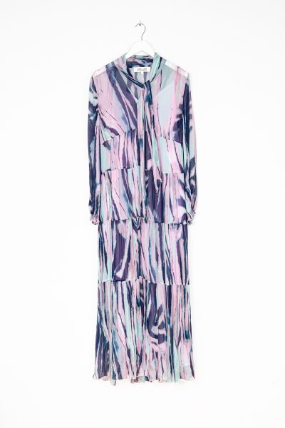 Diane von Furstenberg Midikleid mit Batikmuster in Bunt