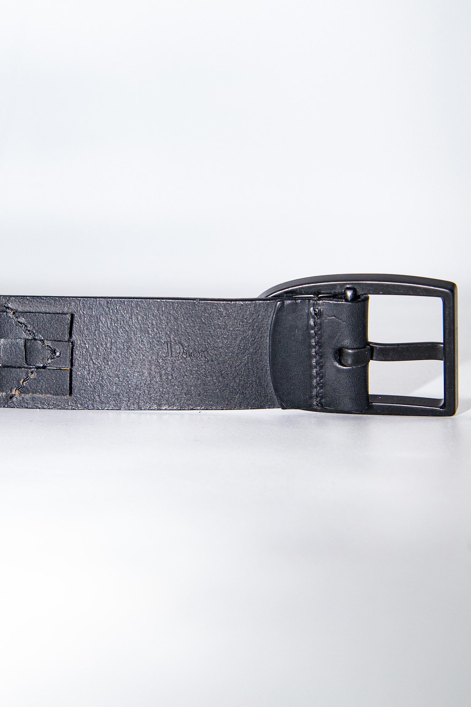 Dior Homme geflochtener Gürtel in Schwarz