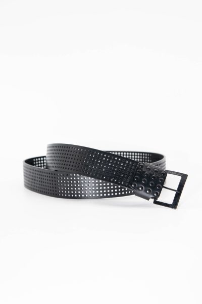 Dior Homme Gürtel mit Nieten in Schwarz