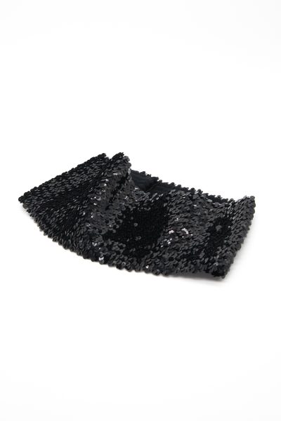 Dolce & Gabbana Gürtel mit Pailletten in Schwarz