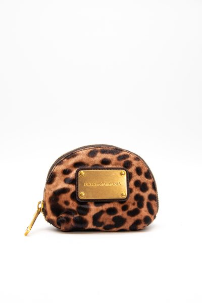 Dolce & Gabbana Portemonnaie mit Leopardenmuster