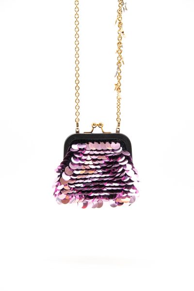 Dolce & Gabbana Pailletten Umhängetasche in Pink