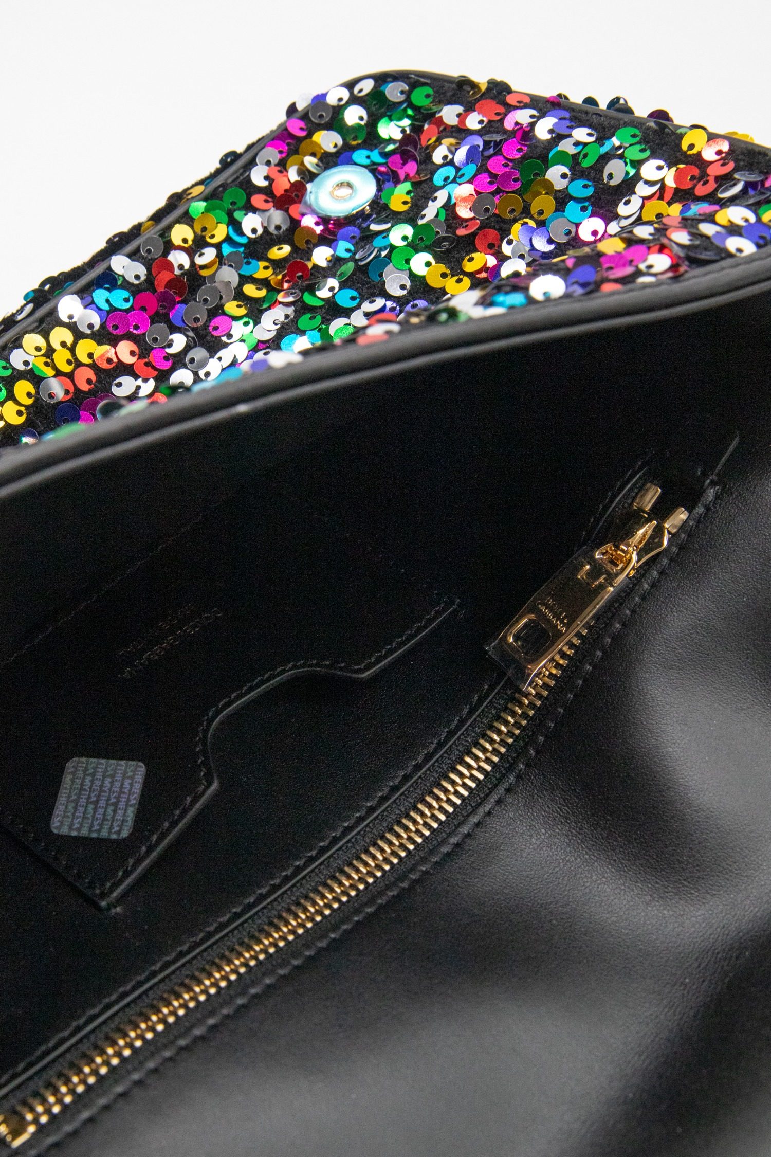 Thumbnail of http://Dolce%20&%20Gabbana%20Umhängetasche%20mit%20Pailletten%20in%20Bunt%20und%20Gold