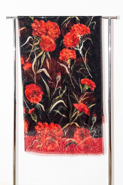 Dolce & Gabbana Halstuch in Schwarz und Rot