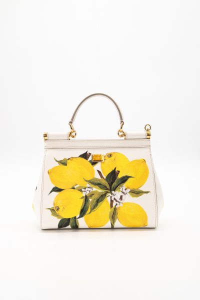 Dolce & Gabbana "Sicily" Handtasche mit Zitronen-Print