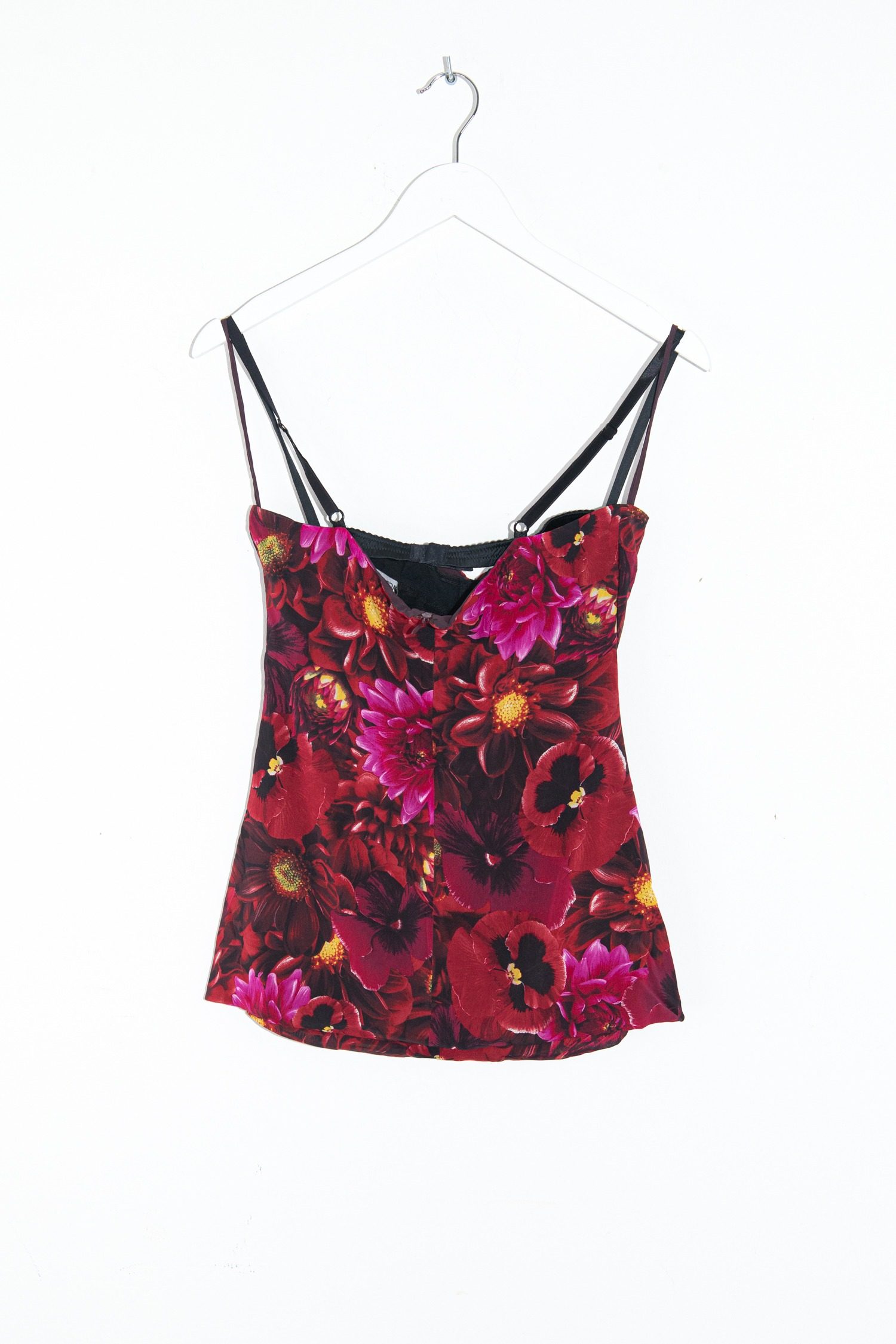 Thumbnail of http://Dolce%20&%20Gabbana%20Top%20mit%20Blumenmuster%20in%20Rot%20und%20Lila
