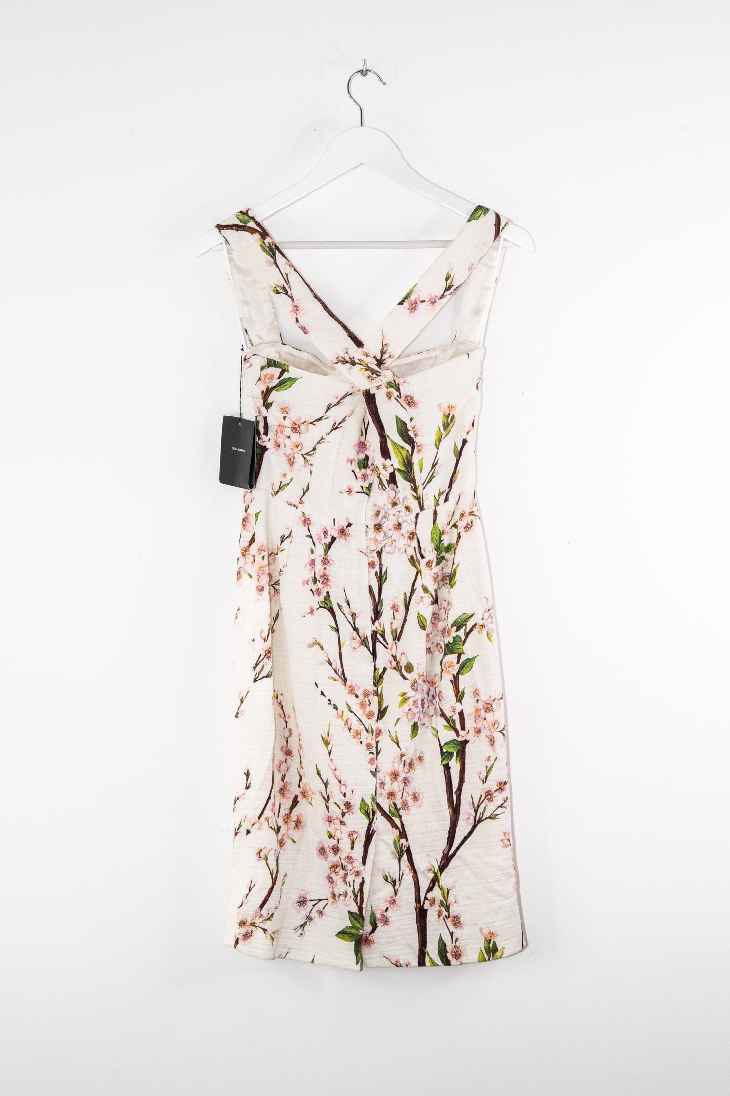 Thumbnail of http://Dolce%20&%20Gabbana%20Minikleid%20mit%20Blumenmuster%20in%20Weiß