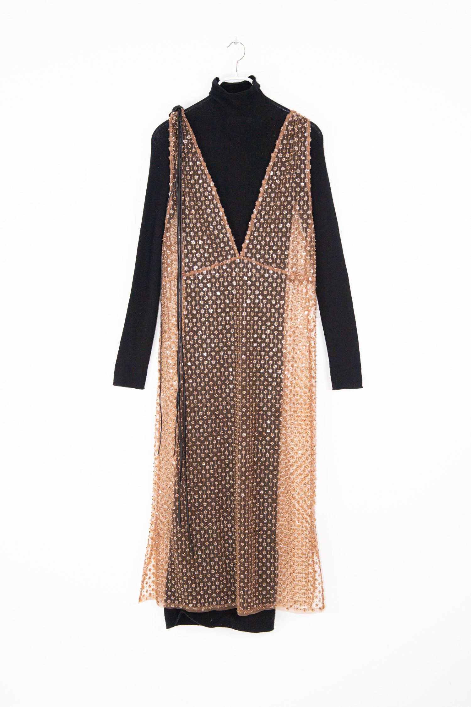 Thumbnail of http://Dorothee%20Schumascher%20Pure%20Glam%20Midikleid%20mit%20Pailletten%20in%20Braun