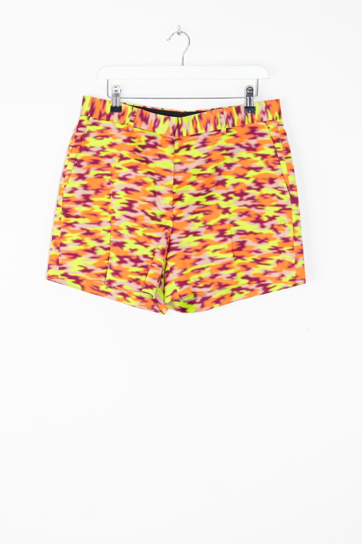 Dries van Noten Shorts mit Muster in Orange, Grün und Bunt
