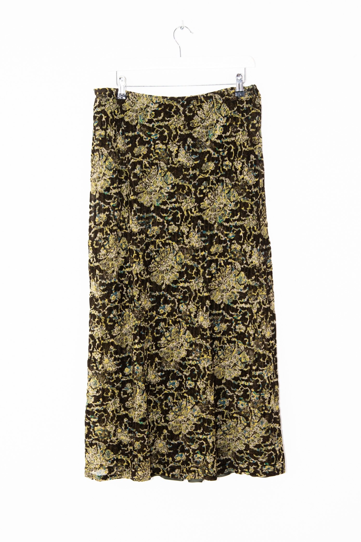 Thumbnail of http://Dries%20van%20Noten%20Midirock%20mit%20abstraktem%20Muster%20in%20Olivgrün