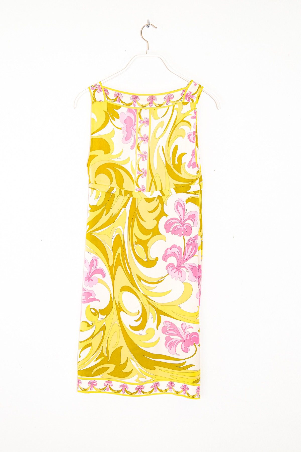 Thumbnail of http://Emilio%20Pucci%20Minikleid%20mit%20Muster%20in%20Gelb,%20Ecru%20und%20Pink