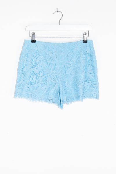 Emilio Pucci Shorts aus Spitze in Hellblau