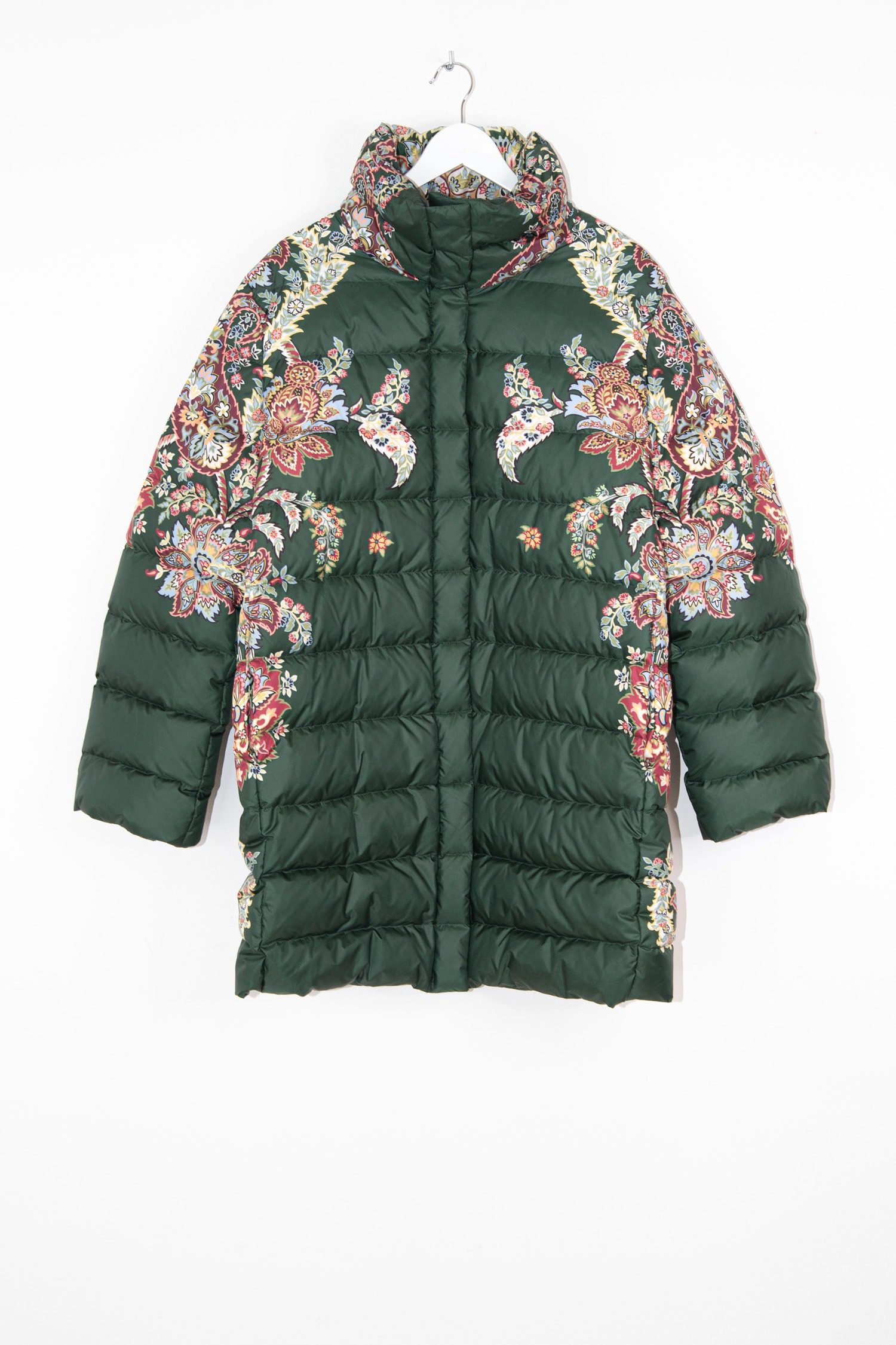 Thumbnail of http://Etro%20Daunenmantel%20mit%20Paisleymuster%20in%20Dunkelgrün