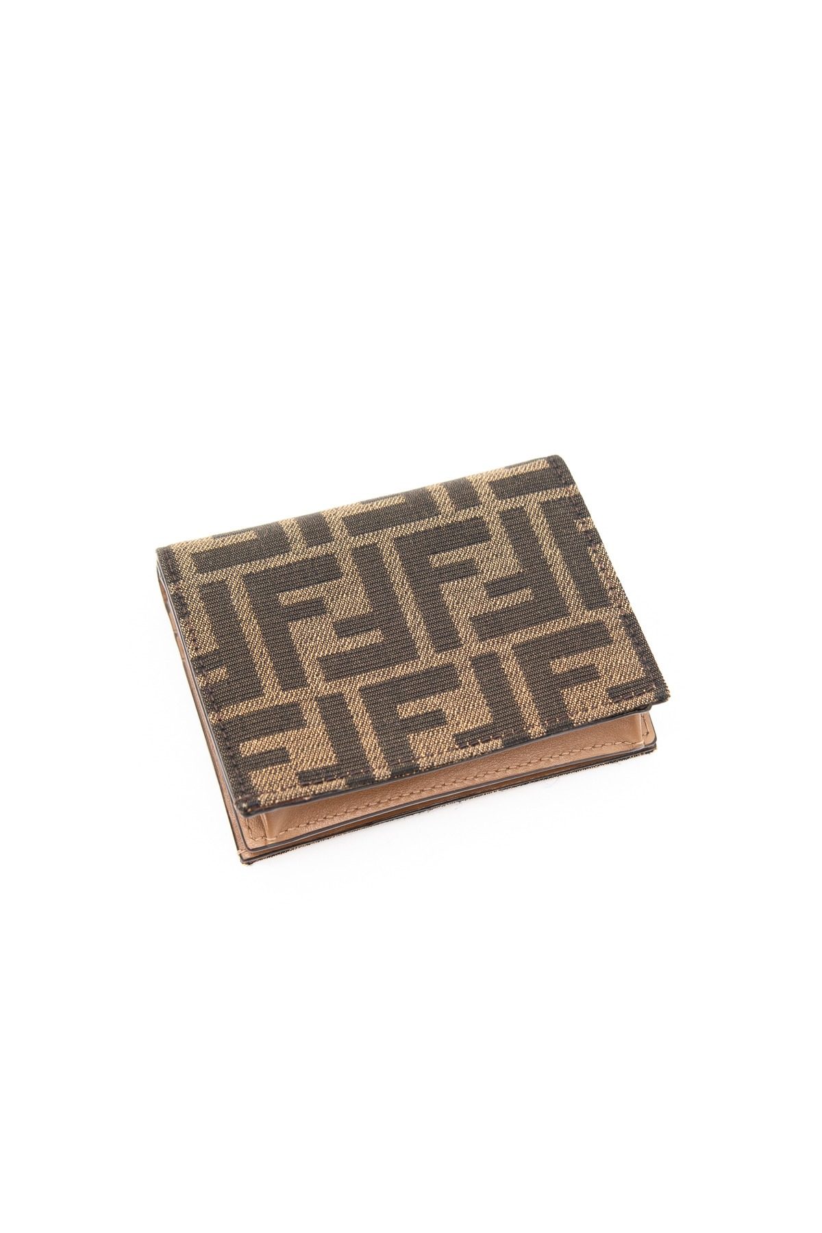 Thumbnail of http://Fendi%20Portemonnaie%20in%20Hellbraun,%20Dunkelbraun%20und%20Gold