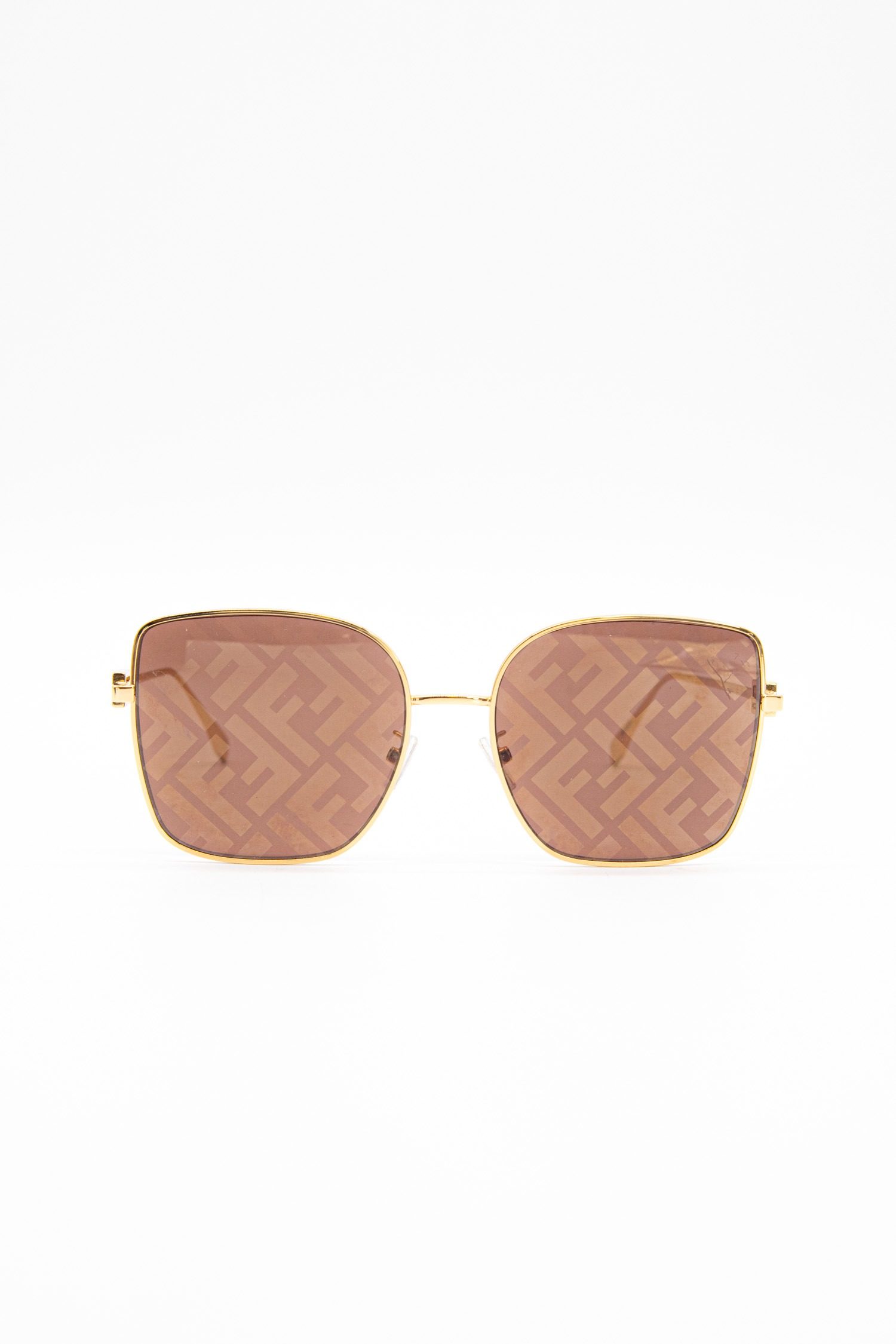 Thumbnail of http://Fendi%2040013U%20Sonnenbrille%20mit%20Monogramm-Gläsern%20in%20Gold