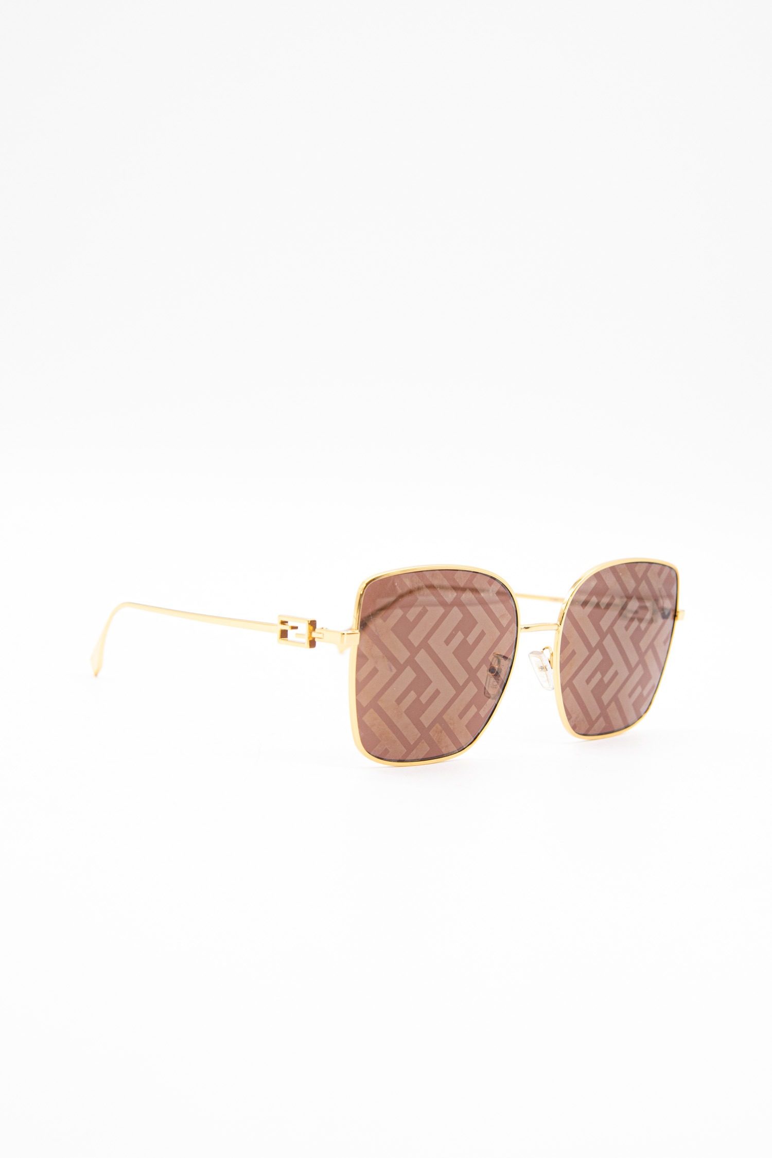 Thumbnail of http://Fendi%2040013U%20Sonnenbrille%20mit%20Monogramm-Gläsern%20in%20Gold