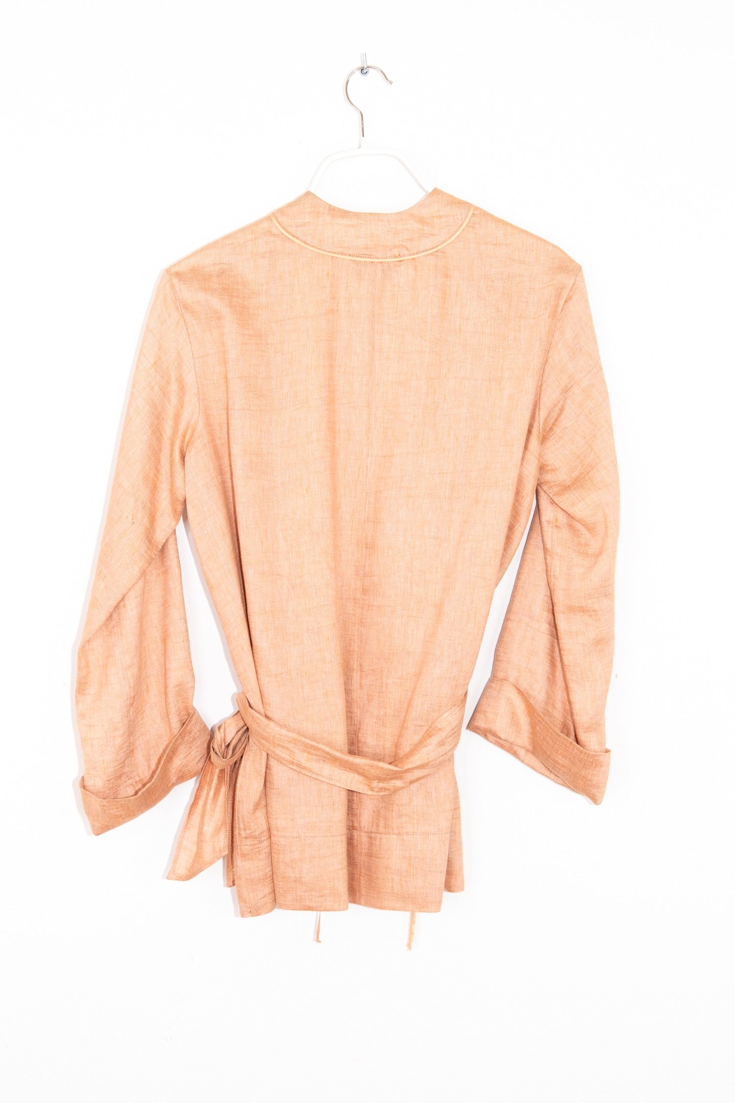 Thumbnail of http://Forte%20Forte%20Kimono-Jacke%20aus%20Leinen%20in%20Apricot