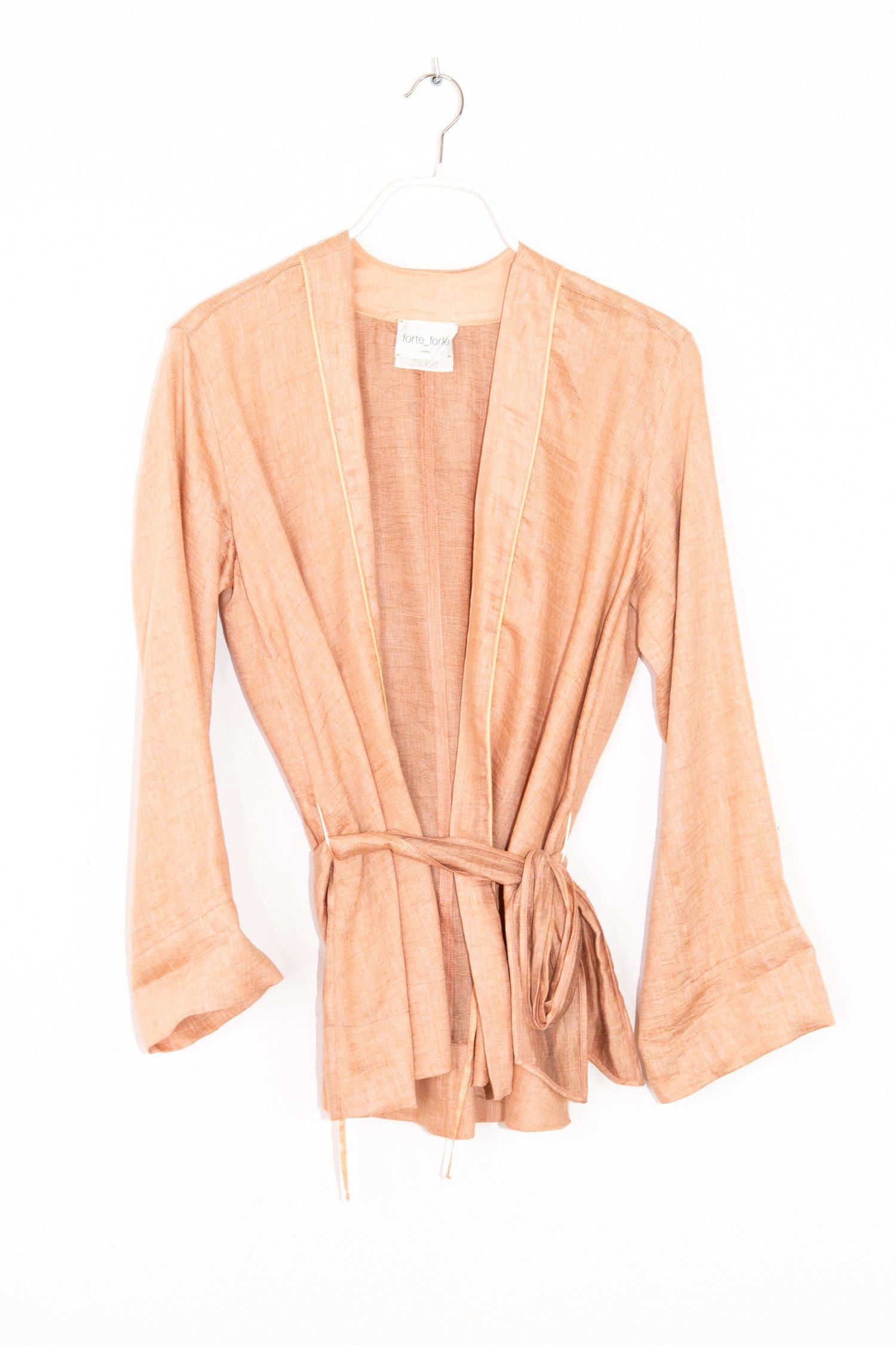 Thumbnail of http://Forte%20Forte%20Kimono-Jacke%20aus%20Leinen%20in%20Apricot