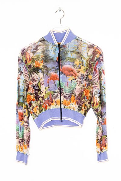 Vintage Jean Paul Gaultier Soleil Blouson mit tropischen Motiven