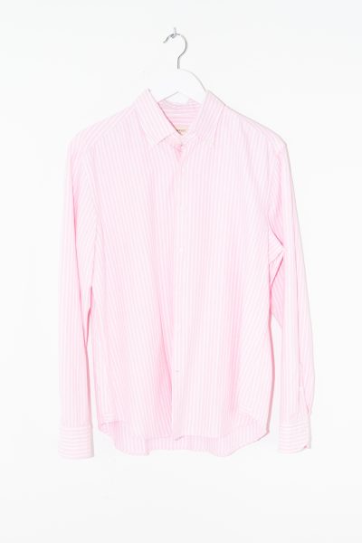 Ghirardelli Hemd mit Streifen in Rosa und Weiß