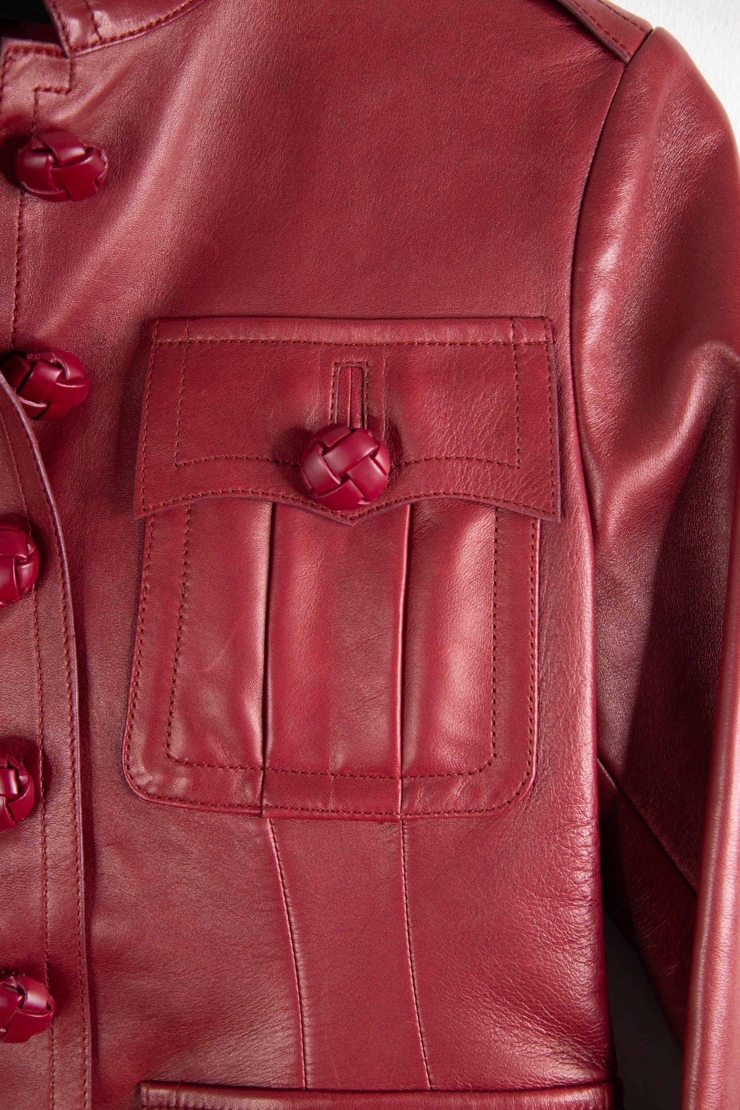 Thumbnail of http://Gucci%20Vintage%20Lederjacke%20in%20Bordeaux