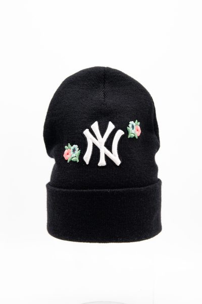 Gucci x New York Yankees Mütze mit Stickerei in Schwarz