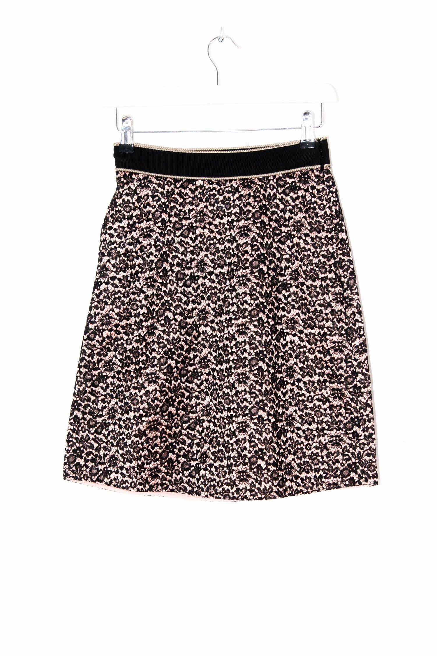 Thumbnail of http://Gucci%20Spitzenrock%20in%20Schwarz%20und%20Rosa