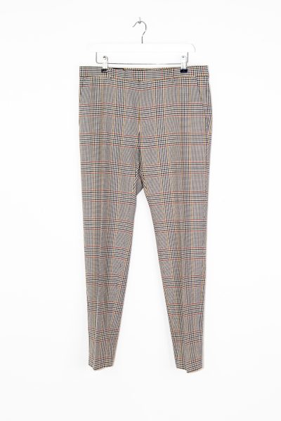 Gucci Hose mit Karomuster in Beige und Braun