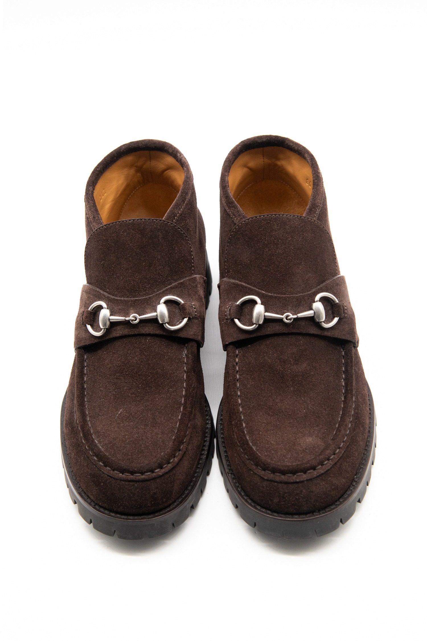 Thumbnail of http://Gucci%20Stiefeletten%20mit%20Horsebit%20in%20Dunkelbraun