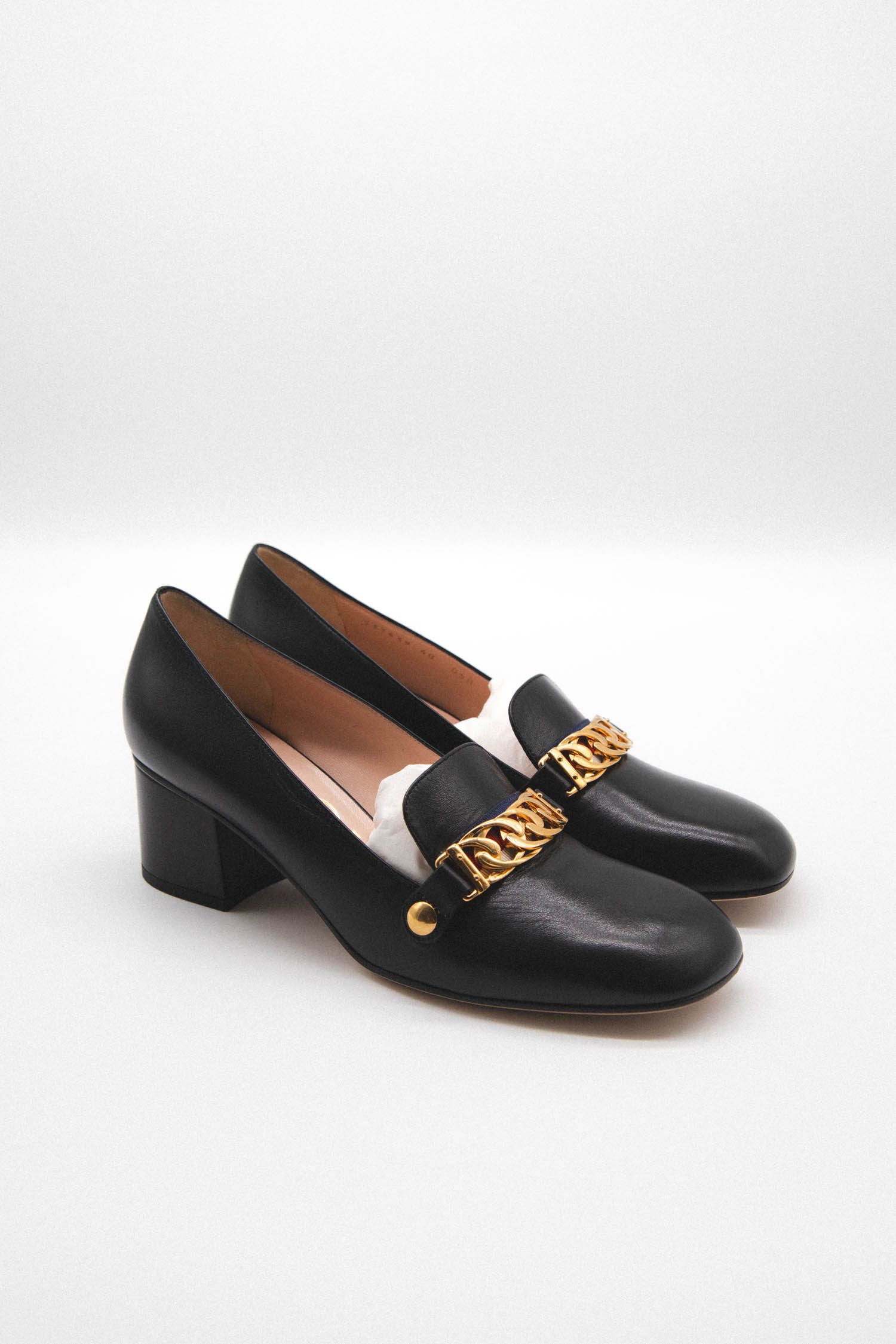 Thumbnail of http://Gucci%20Loafer%20mit%20Blockabsatz%20in%20Schwarz