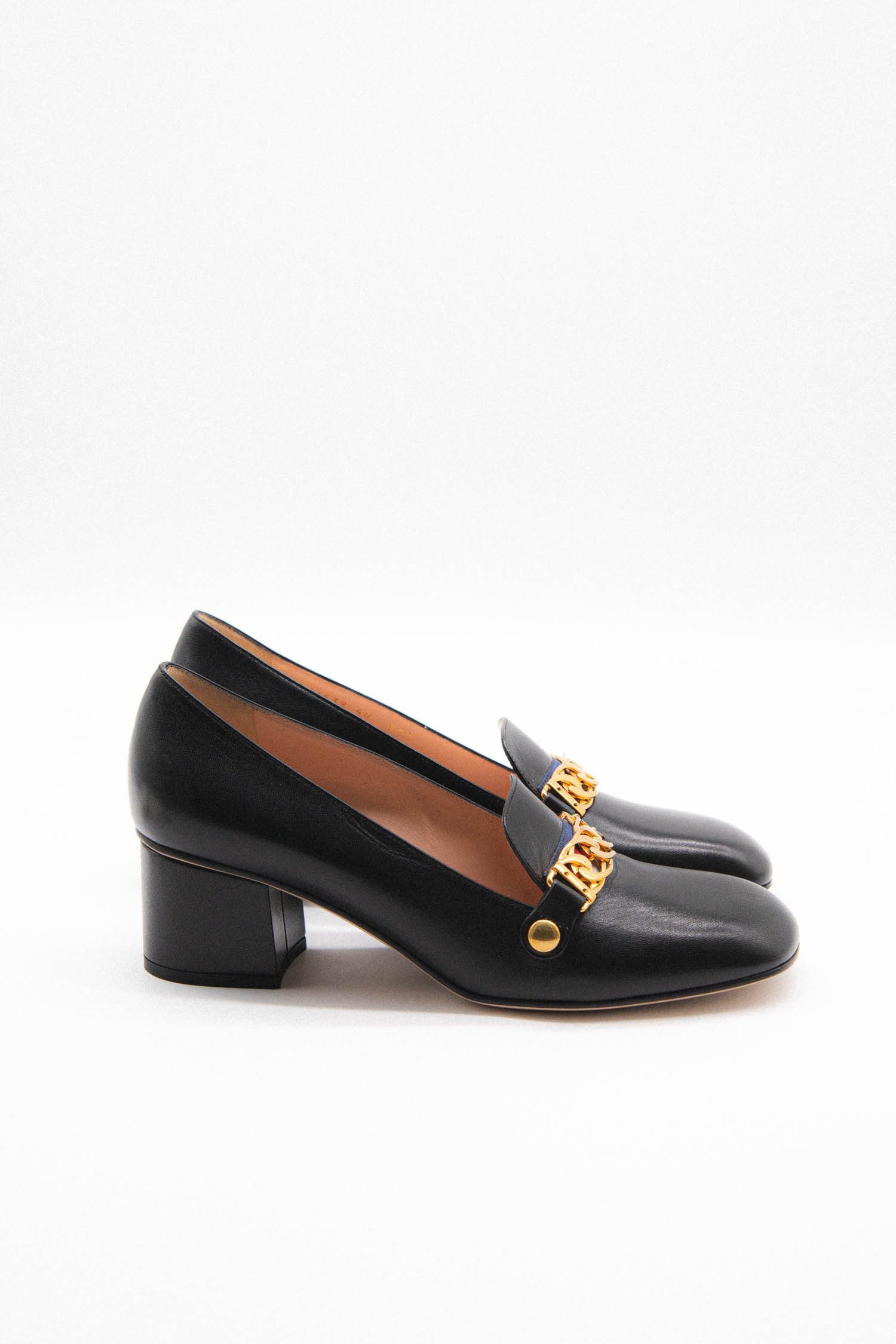 Thumbnail of http://Gucci%20Loafer%20mit%20Blockabsatz%20in%20Schwarz