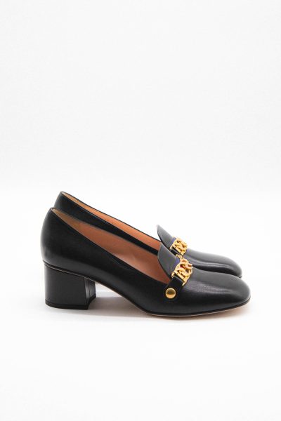 Gucci Loafer mit Blockabsatz in Schwarz