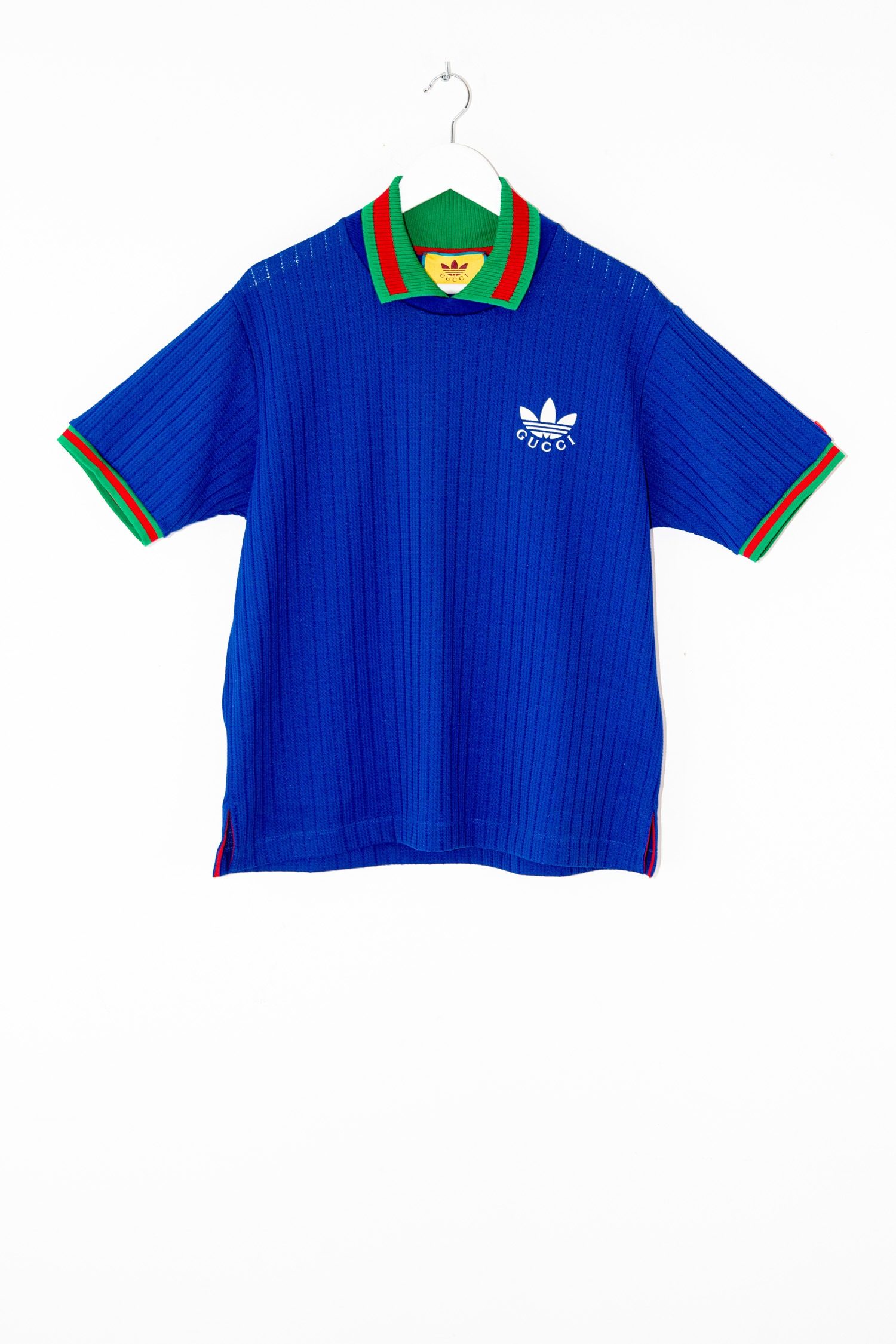 Thumbnail of http://Gucci%20x%20Adidas%20Polohemd%20in%20Kobaldblau