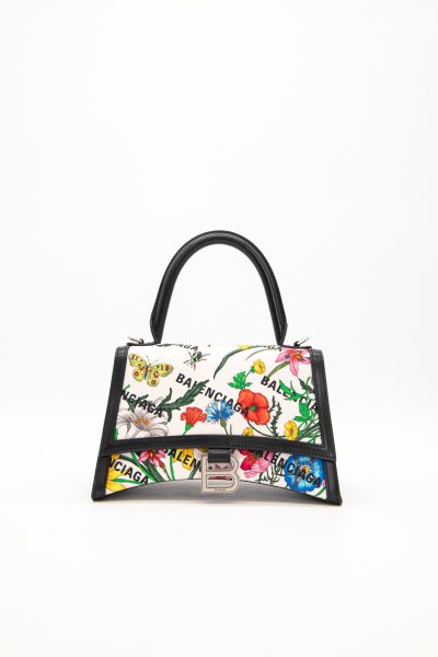 GuccixBalenciaga "The Hacker Project Flora Hourglass" Tasche