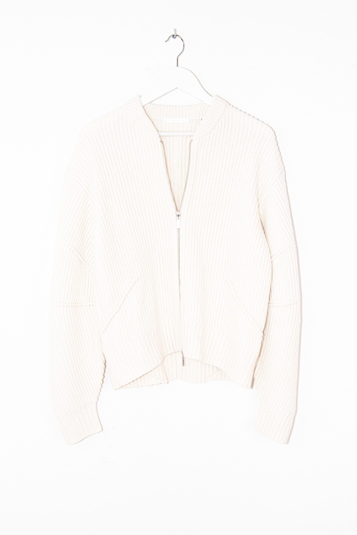 Thumbnail of http://Helmut%20Lang%20Apex%20Full%20Zip%20Strickjacke%20in%20Ecru