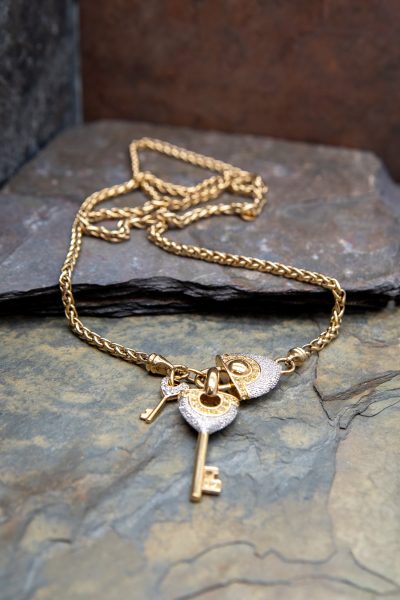 Henkel & Grosse Vintage Halskette in Gold