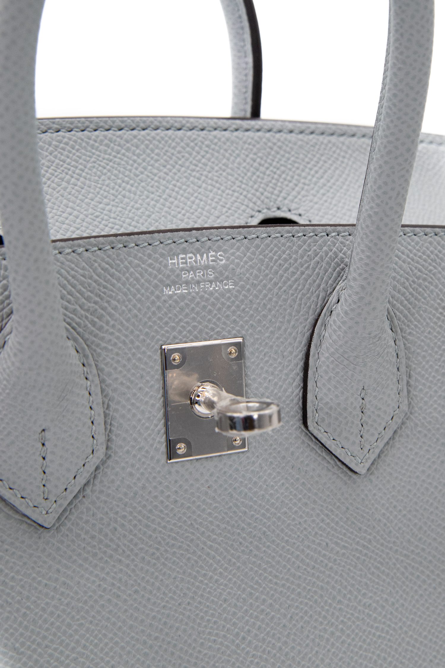 Thumbnail of http://Hermès%20Birkin%20Bag%2025%20Handtasche%20in%20Hellgrau
