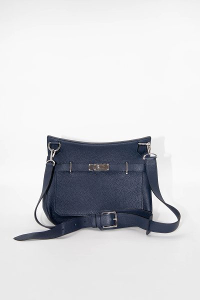 Hermès "Jypsière" Umhängetasche in Dunkelblau